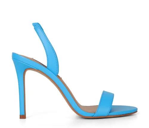 Sandalia Alisson Couro Azul