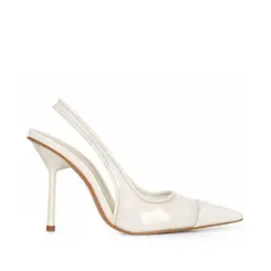 Scarpin Vivienne Off White