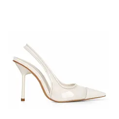 Scarpin Vivienne Off White