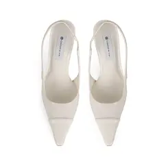 Scarpin Vivienne Off White