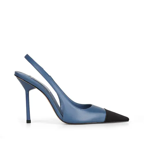 Scarpin Cindy Couro Azul