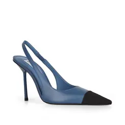 Scarpin Cindy Couro Azul