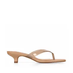 Mule Tayla Vinil Bege