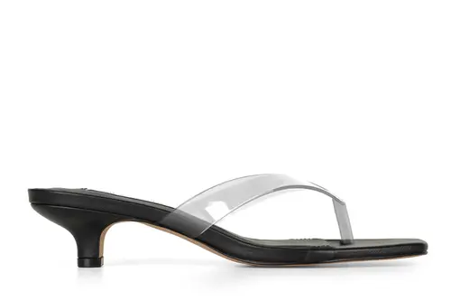 Mule Tayla Vinil Preto