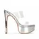 Mule Plataforma Kaila Vinil Cristal