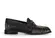 Mocassim Martina Couro Destroyed Preto