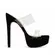 Mule Plataforma Kaila Preto Vinil