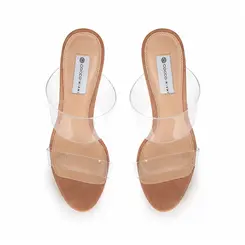 Mule Plataforma Kaila Nude Vinil