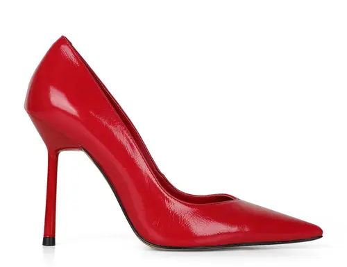 Scarpin Samira Couro Vermelho