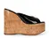 Plataforma Beatriz Couro Preto