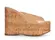 Plataforma Beatriz Couro Nude
