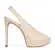 Sandália Plataforma Mavie Couro Off White