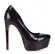 Plataforma Leonor Couro Verniz Roxo