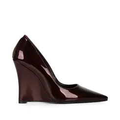 Scarpin Anabela Raya Verniz Cereja