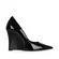 Scarpin Anabela Raya Verniz Preto