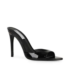 Mule Lunara Verniz Preto