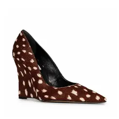 Scarpin Anabela Raya Animal Print