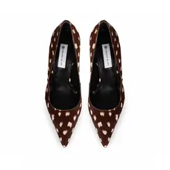 Scarpin Anabela Raya Animal Print