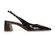 Scarpin Slingback Ritta Couro Café