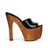 Sandalia Plataforma Joana Couro Preto