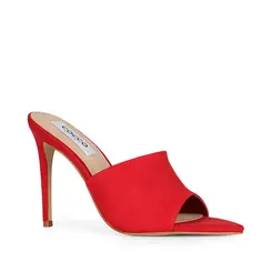 Mule Yasmin Couro Vermelho