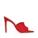 Mule Yasmin Couro Vermelho