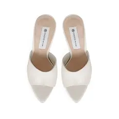 Mule Yasmin Couro Branco