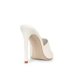 Mule Yasmin Couro Branco