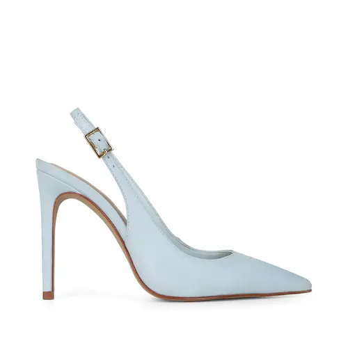 Scarpin Fran Couro Azul
