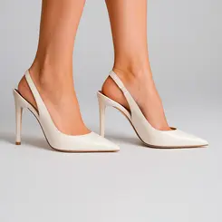 Scarpin Salem Verniz Branco