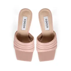 Mule Isla Couro Nude