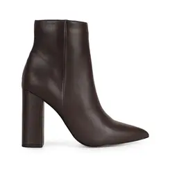 Bota Noticed Couro Marrom