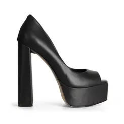 Plataforma Parker Couro Preto