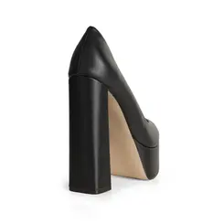 Plataforma Parker Couro Preto