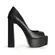 Plataforma Parker Couro Preto